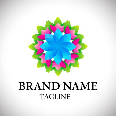 çiçek simgesi, çiçek logosu koleksiyonları, çiçek logosu