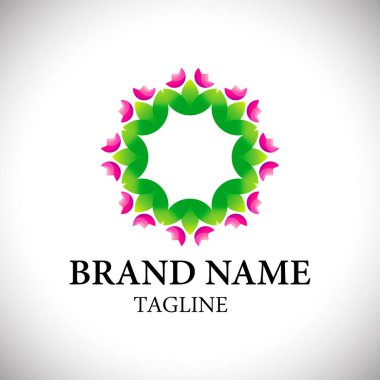 çiçek simgesi, çiçek logosu koleksiyonları, çiçek logosu