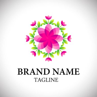 çiçek simgesi, çiçek logosu koleksiyonları, çiçek logosu