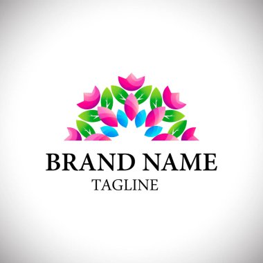çiçek simgesi, çiçek logosu koleksiyonları, çiçek logosu