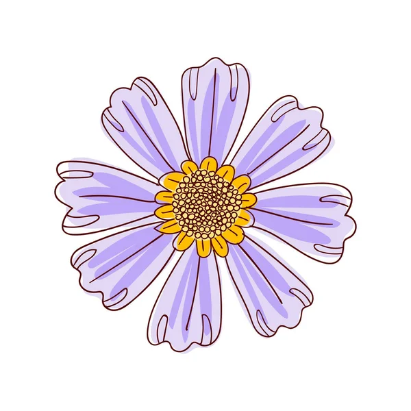 Blume Cartoon Vektor Sammlungen — Stockvektor