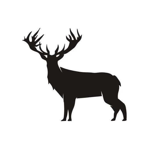 Deer Silhouette Vector Collections — Stock Vector