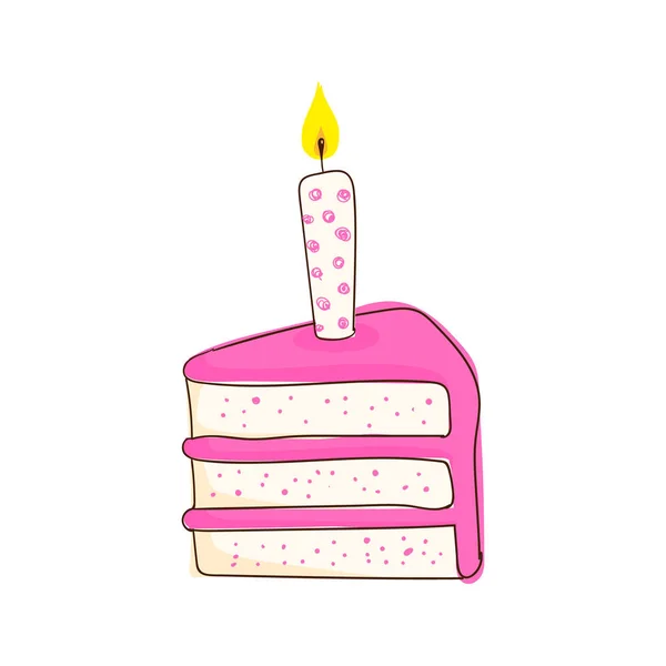 Birthday Cake Vector Collection — Stock Vector
