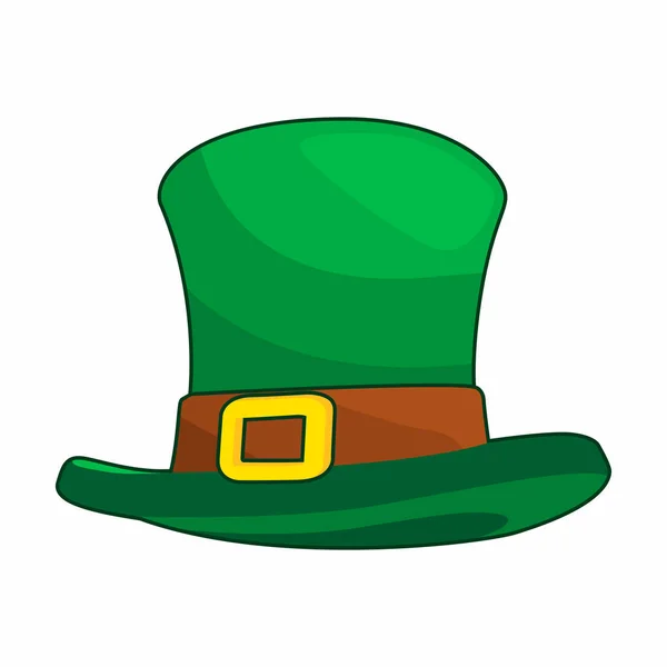 Leprechaun Green Hat vetor ilustração — Vetor de Stock