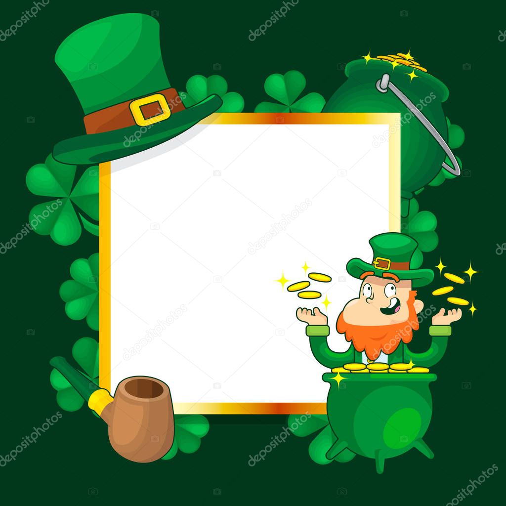 Día de San Patricio Irlanda celebración festival Vector Diseño