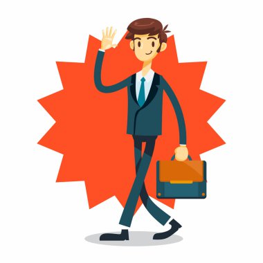 Gururlu bir karikatür karakteri.