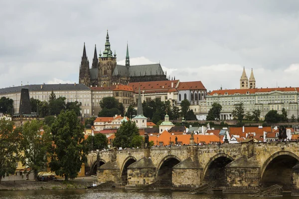 Utsikt Över Gamla Stan Prag Tjeckien — Stockfoto