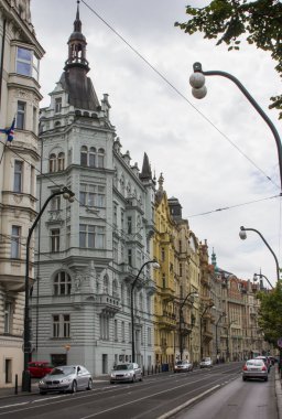 Prag eski şehir caddede. Çek Cumhuriyeti