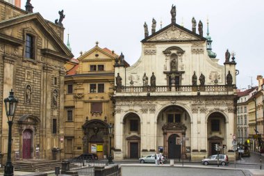 Prag eski şehir eski kilisede. Çek Cumhuriyeti