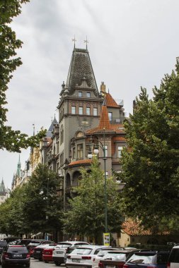 Prag eski şehir caddede. Çek Cumhuriyeti