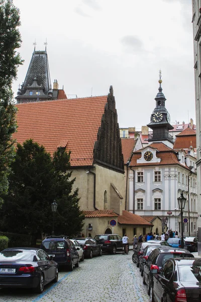 Straat Oude Stad Van Praag Tsjechische Republiek — Stockfoto