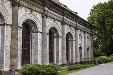 Prague Castle yakınındaki Royal Garden köşk. Prag Çek Cumhuriyeti