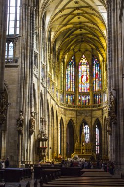 Bir Roma Katolik Büyükşehir Katedrali Prag Büyükşehir Saints Vitus Katedrali, Wenceslaus ve Adalbert iç kısmıdır