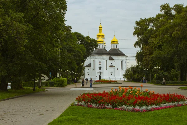 Catherine Kerk Een Orthodoxe Kerk Chernihiv Oekraïne — Stockfoto