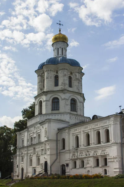 Budynek Czernihów Starożytnych Jest Architektura Historyczne Sanktuarium Znajduje Się Północno — Zdjęcie stockowe