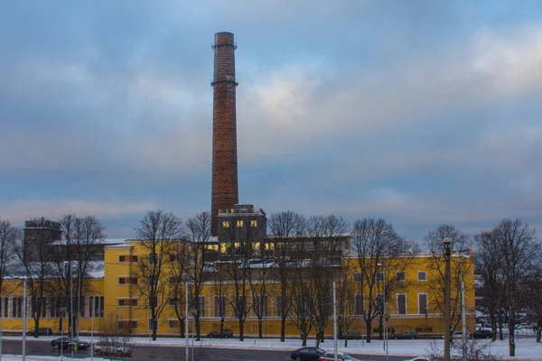 Edificio Histórico Antigua Central Eléctrica Convertido Una Galería Museo Tallin — Foto de Stock