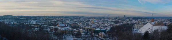 Panorama Vilnius Depuis Point Culminant Sur Colline Des Trois Croix — Photo