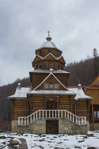 Vista Edificio Madera Que Vez Una Iglesia Museo Andrey Sheptytsky — Foto de Stock