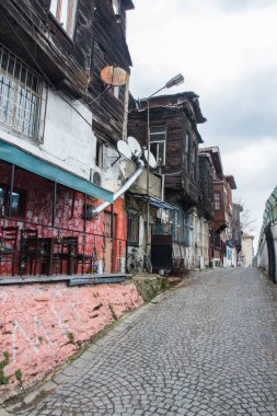 İstanbul 'un tarihi bölgesinde dar bir sokak. Türkiye