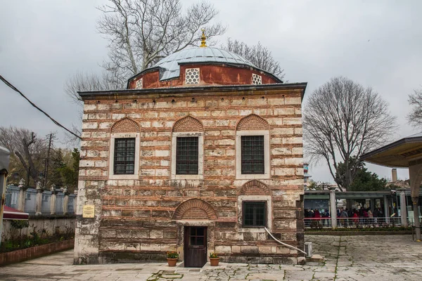 Edificio Histórico Museo Santa Sofía Estambul Turquía — Foto de Stock