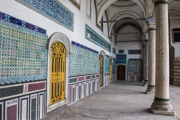 Het Rijke Interieur Van Het Paviljoen Topkapi Palace Istanbul Turkije — Stockfoto