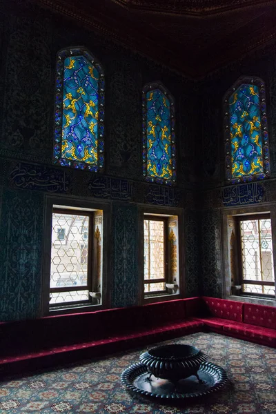 Rico Interior Del Harén Del Palacio Topkapi Estambul Turquía — Foto de Stock