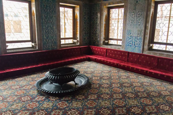 Riche Intérieur Topkapi Palace Harem Istanbul Turquie — Photo