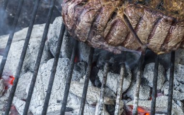 et ızgara - açık Barbekü