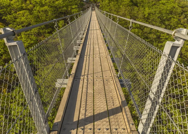 Auf der Geierlay-Brücke — Stockfoto