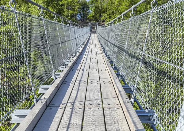 Auf der Geierlay-Brücke — Stockfoto