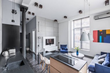 Açık kat planı ile ev