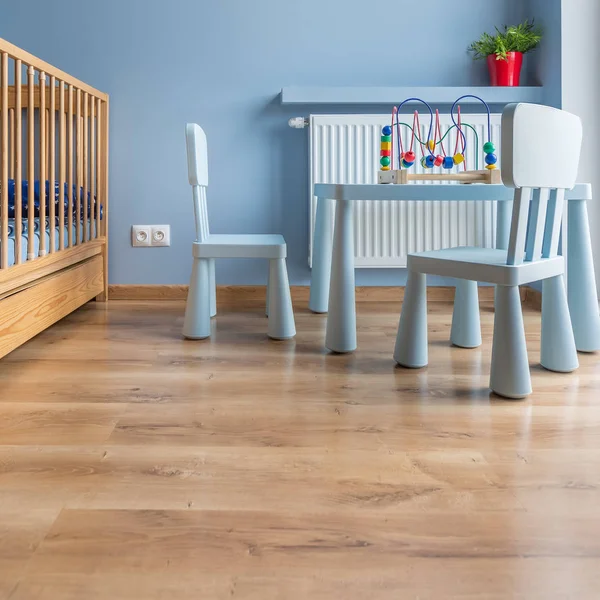 Chambre d'enfant en bleu — Photo