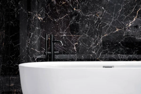Close-up on elegant bathtub — 스톡 사진