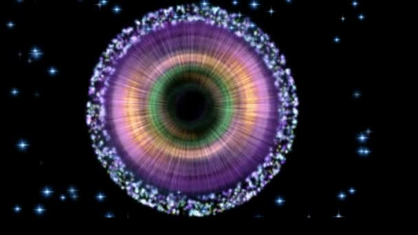 Tanrı Nın Gözü Kozmik Uzay Gözü — Stok video