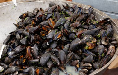 Çeşitli gıda maddeleri ile yemek Festivali. Ikram Servisi. 