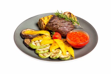 garnitür sebze ile ızgara et