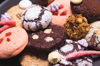 tanımlama bilgileri ve gingerbread closeup ile plaka