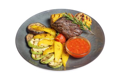 garnitür sebze ile ızgara et