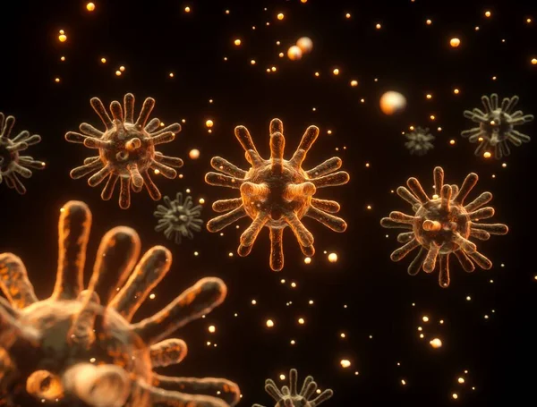 Covid Coronavirus Causes Respiratory Infections Sars Cov Virus Background — 图库照片