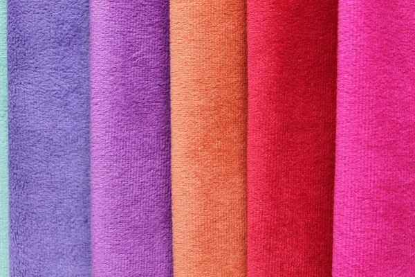 Amostras em rosa, laranja, vermelho e violeta — Fotografia de Stock