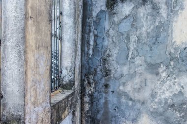 Bir rustik binada duvar