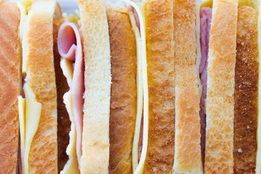 Jambon peynir sandviç arka plan