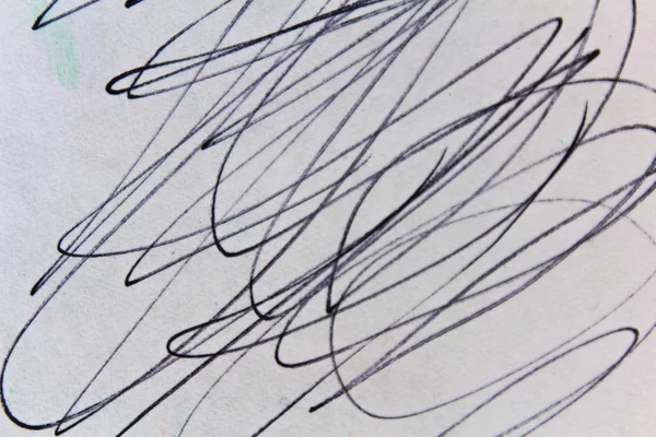 Scribble Drawing Detail Background Closeup — Stock Photo, Image