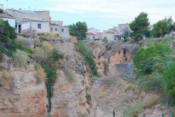 Μεσογειακή φύση γκρεμό λεπτομέρεια — Φωτογραφία Αρχείου