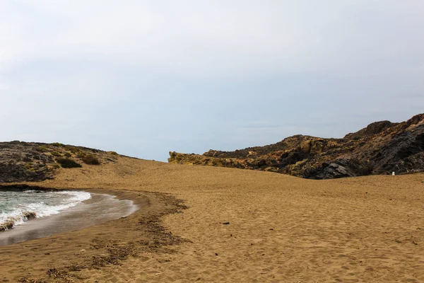 해변 세부 비치 근접 촬영 풍경 — 스톡 사진