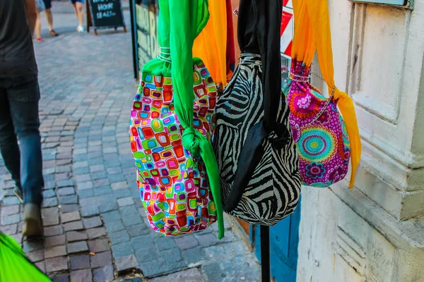 Vintage Bags Colourful Detail — Stock Photo, Image