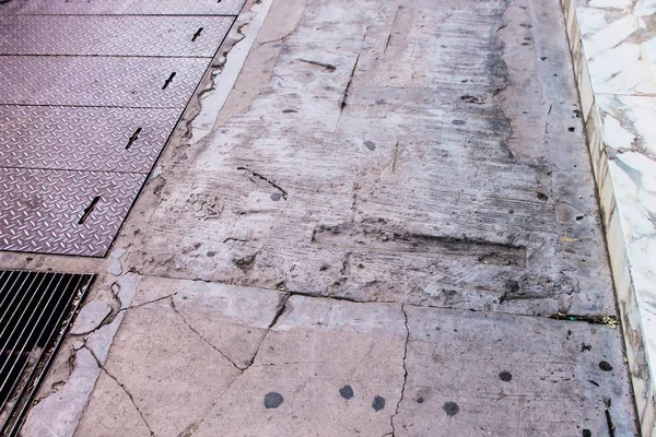 Straat Betonnen Detail Patroon — Stockfoto