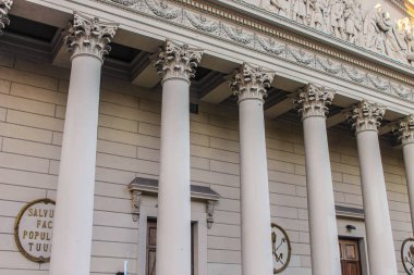 Tympanum Sütun Ayrıntıları Mimarisi