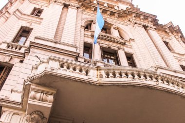 Vintage İnşaat Arjantin Bayrağı