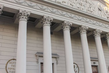 Tympanum Sütun Ayrıntıları Mimarisi